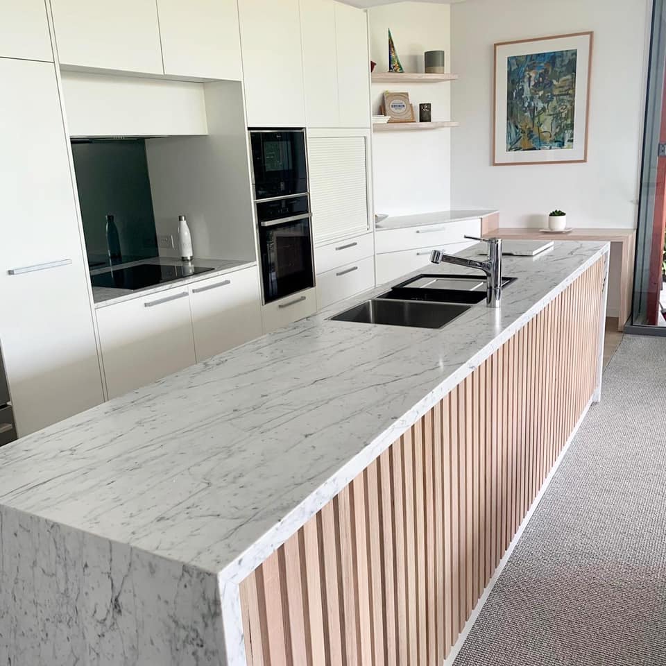 Stone Solutions - Kitchen Benchtops - Avant Stone Carrara Marble - Sydney Installation 2