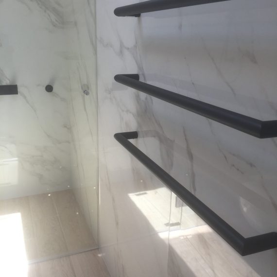 Schaffer Paddington Marble Bathroom Bathroom towel rail Sydney Stonemason