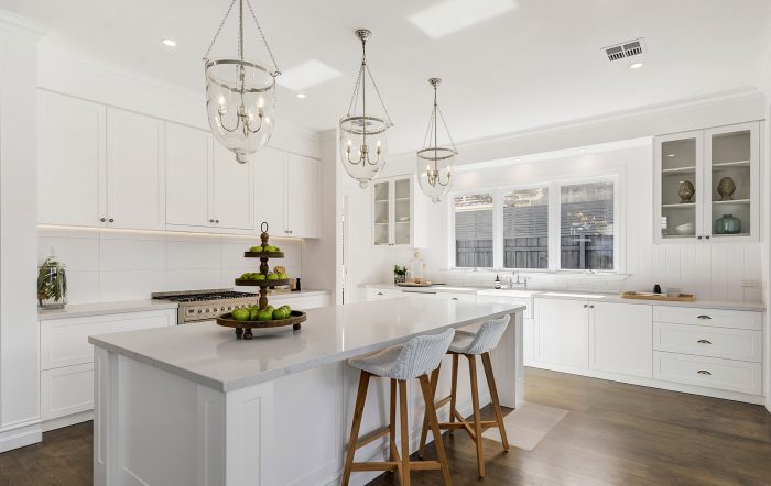 Smartstone Carrara in Hamptons-Style Kitchen